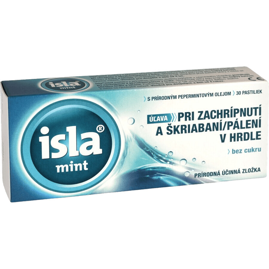 Pastilles à la menthe Isla 30 pcs