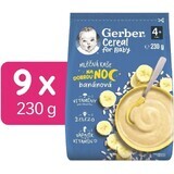 Gerber Milk Cereal Oat Cereal Oat Porridge Banana Goodnight 9 x 230 g