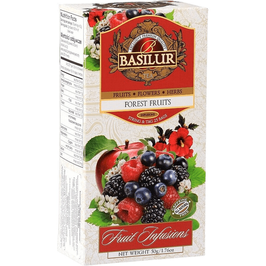 Basilur Baies de fruits 25 x 2 g