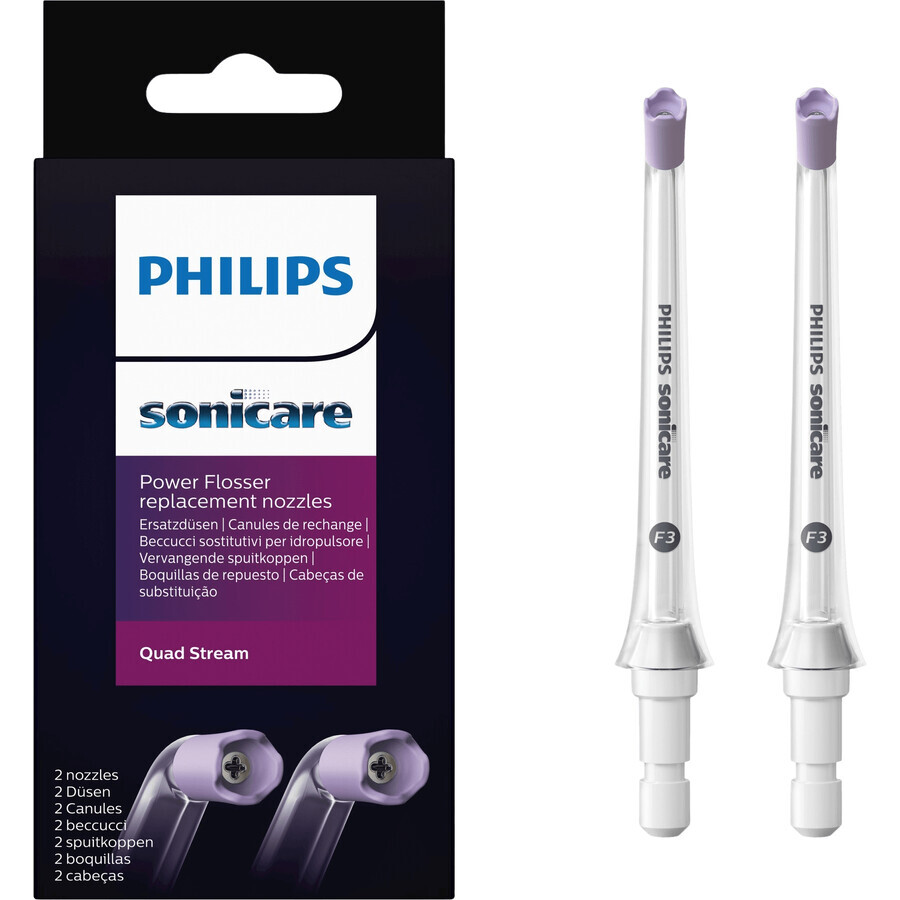 Philips Sonicare Sonicare Power Flosser Oral Shower Oral Douche Nozzles HX3062/00 2 pcs