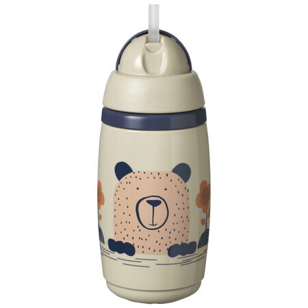 Tommee Tippee Superstar, 12m+, grau 266 ml, tropffreier Sportbecher