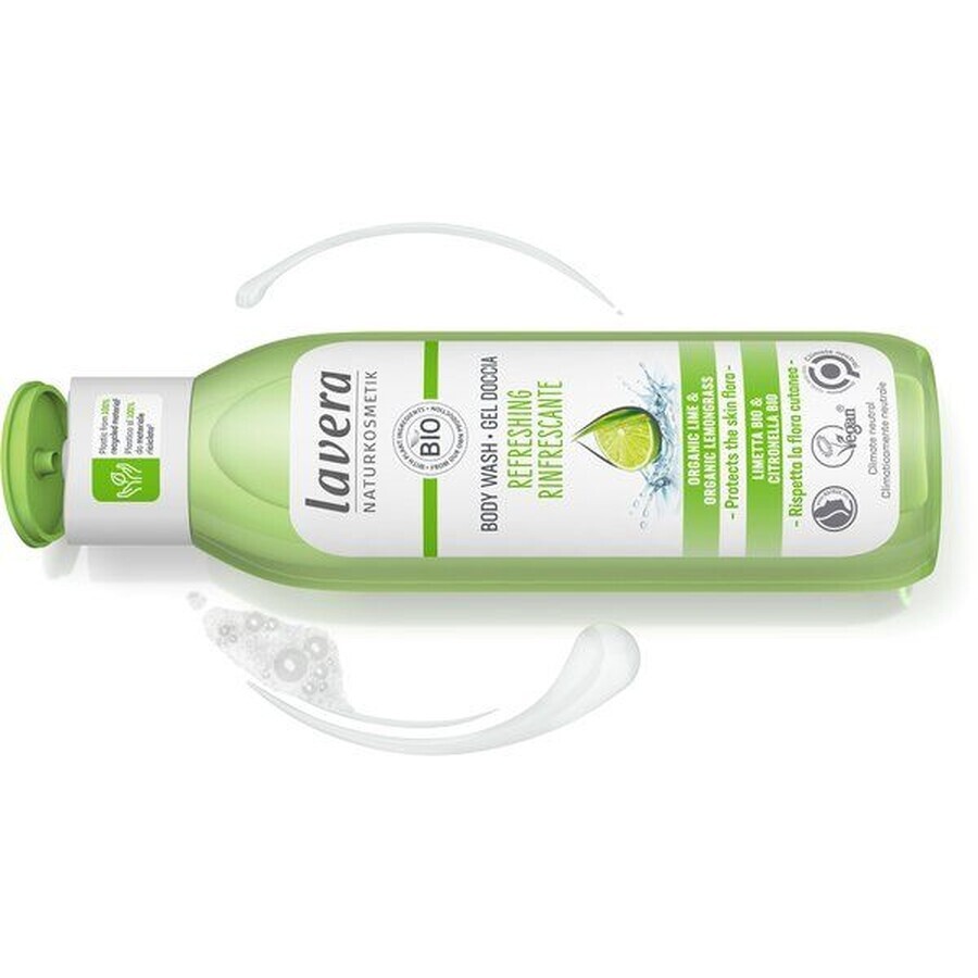 Lavera Gel de duș răcoritor cu aromă de citrice 250 ml