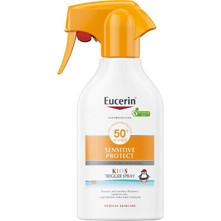 Eucerin SUN SENSITIVE PROTECT Spray voor kinderen SENSITIVE PROTECT SPF 50+, 250 ml