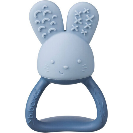 B. box Cooling Teether Rabbit - bleu