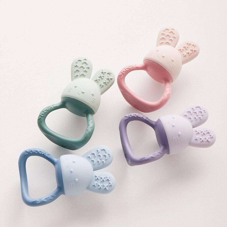 B. box Cooling Teether Rabbit - bleu