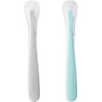 Skip Hop Easy Feed Silicone Spoons Easy Feed gray, teal 2 pcs