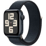 Apple Watch SE GPS 40 mm carcasă din aluminiu cu bucla sport, miezul nopții