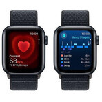 Apple Watch SE GPS 40 mm carcasă din aluminiu cu bucla sport, miezul nopții