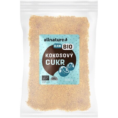 Allnature RAW/BIO Sucre de noix de coco 500 g