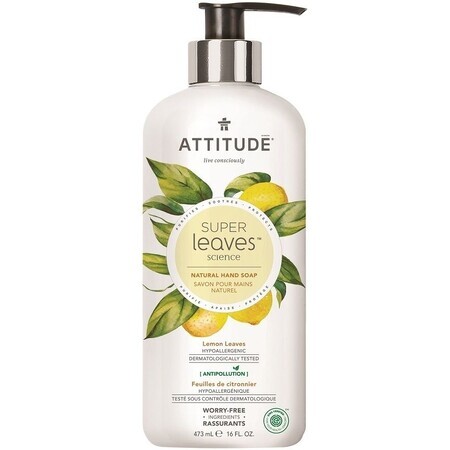 Attitude Super Leaves ontgiftende handzeep met citrusvruchten 473 ml