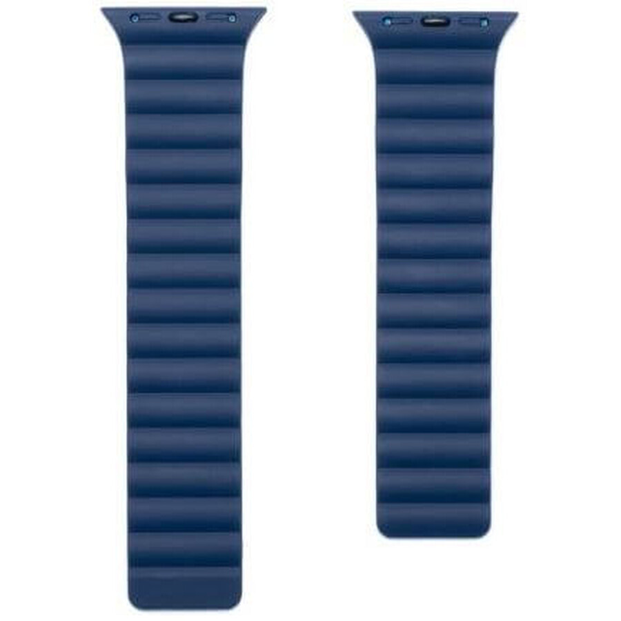 Correa fija de silicona con cierre magnético Correa magnética para Apple Watch 38/40/41mm azul