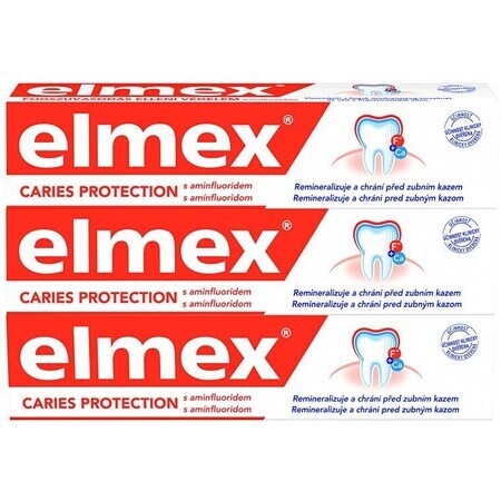 Elmex Caries Protection Toothpaste 3 x 75 ml