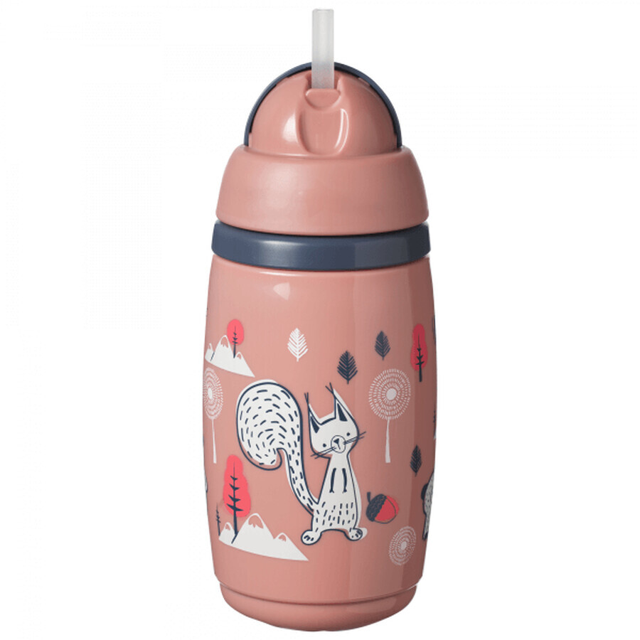 Tommee Tippee Superstar, 12m+, niet-druppelende sportbeker, roze 266 ml