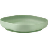 Beaba Silicone plate with suction cup Sage green