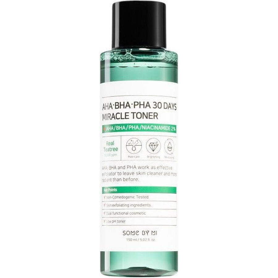 Some by me AHA BHA PHA 30 Days miracle toner, tonique nettoyant 150 ml