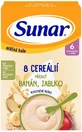 Porridge Sunar 8 céréales avec banane, pomme 210 g