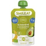 Smileat Sachet pomme, banane, avocat et myrtille bio 6M+ 100 g