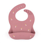 Petite&Mars Silicone bib Take&Match Rose Princesses 6m+