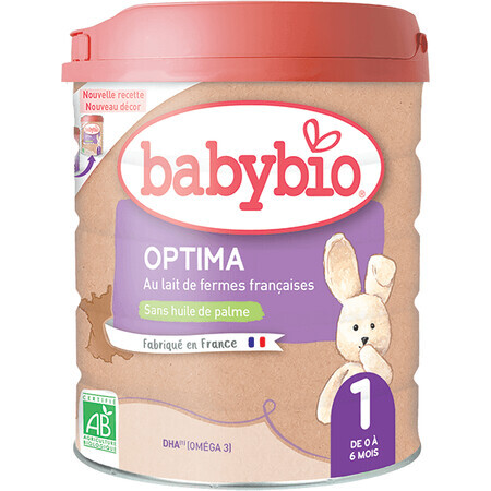 Babybio Infant organic baby milk Optima 1 800 g