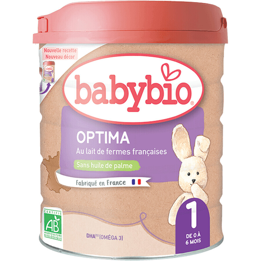 Babybio Infant organic baby milk Optima 1 800 g