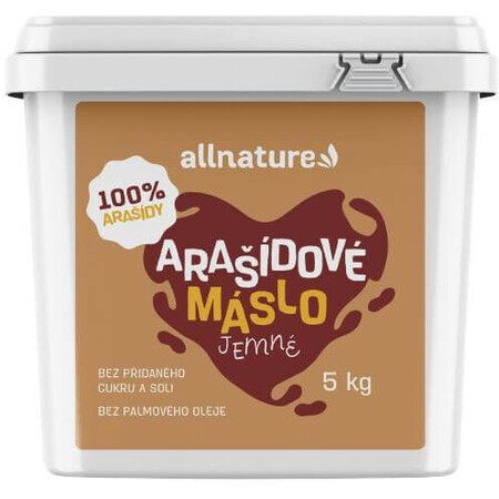 Crema fina de cacahuete Allnature 5000 g