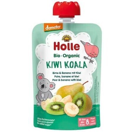 Holle Piure organic - Kiwi Koala - Pere și banană cu kiwi 100 g