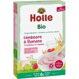 Terci de ovăz organic Holle cu lapte de capră, zmeură și banană 200 g