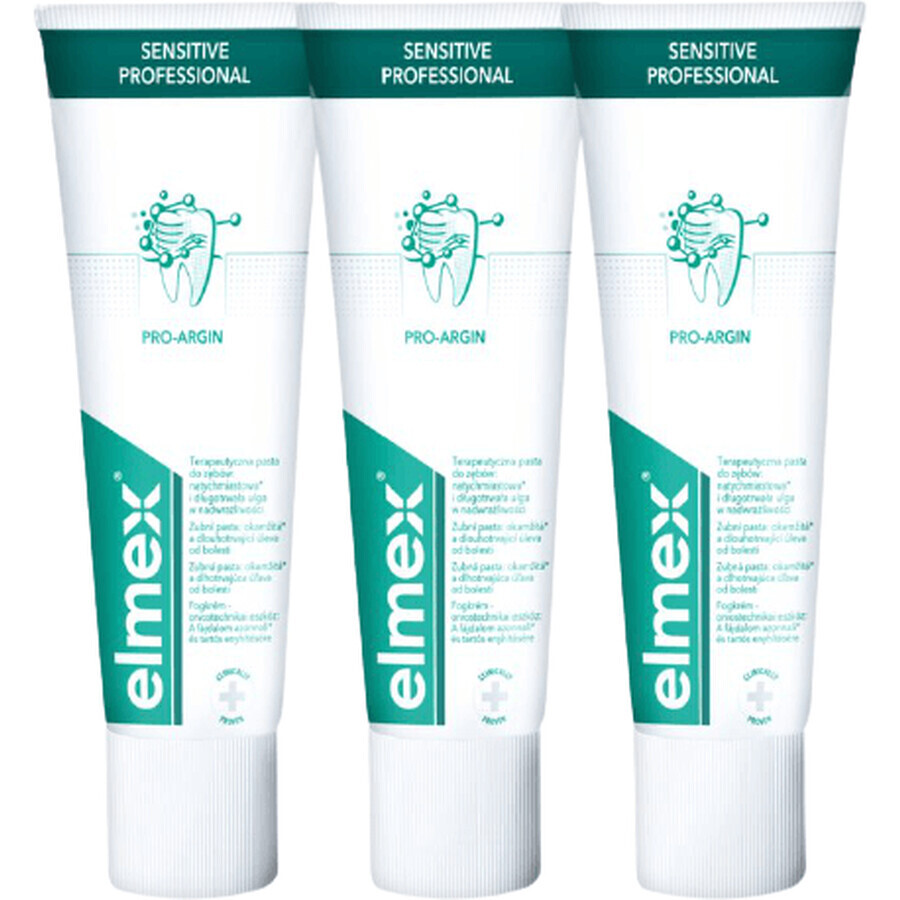 Elmex Sensitive Professional Dentifrice 3 x 75 ml