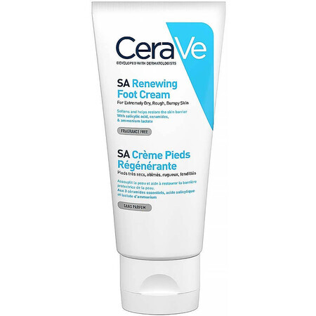 CeraVe Crema Renovadora para Pies Piel Seca 88 ml