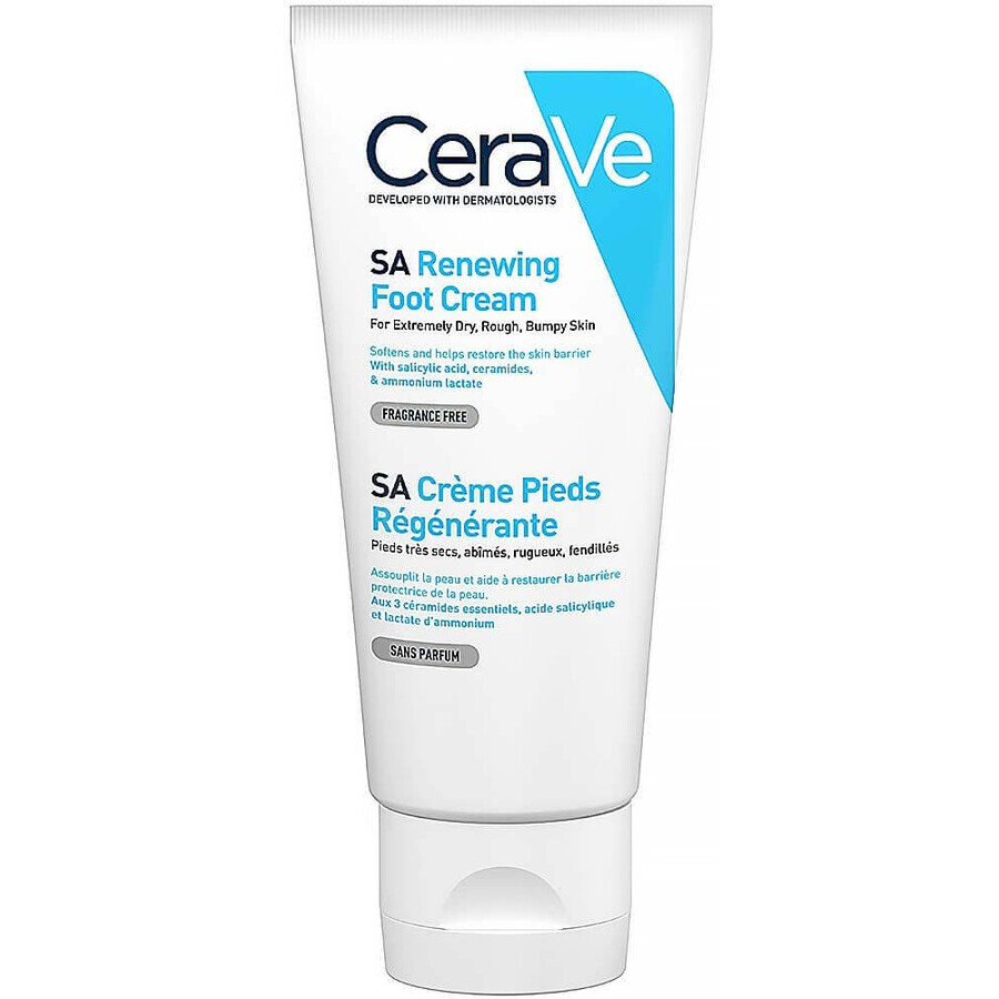 CeraVe Crema Renovadora para Pies Piel Seca 88 ml