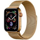 Bracelet magnétique en acier Coteetci pour Apple Watch 42/44mm or