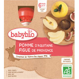 Babybio Doypack apple and fig 4 x 90 g