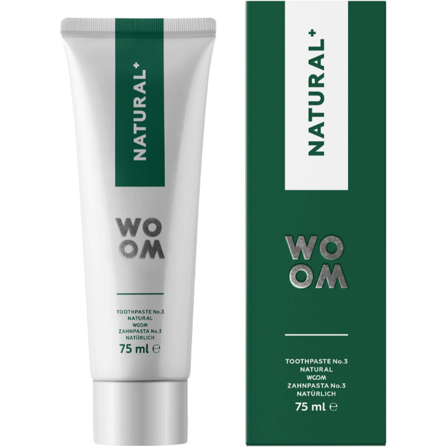 Woom Natural+ toothpaste 75 ml