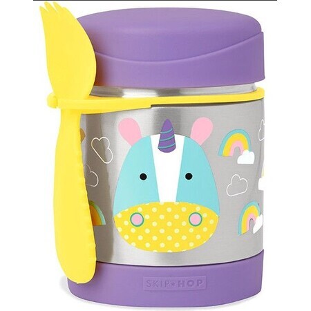 Thermos with fork Skip Hop Zoo Food - Unicorn 12m+ 325 ml