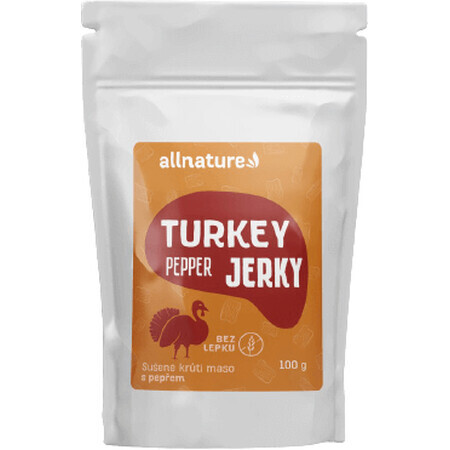 Allnature Dinde au poivre Jerky 100 g