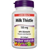 Webber Naturals Milk Thistle 150mg 240 tablets