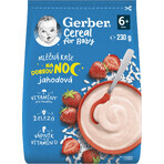 Gerber Cereal Milk Cereal Porridge Strawberry Goodnight 230 g