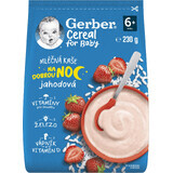 Gerber Cereal Milk Cereal Porridge Strawberry Goodnight 230 g