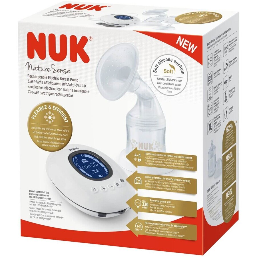 Nuk Nature Sense elektrische Milchpumpe