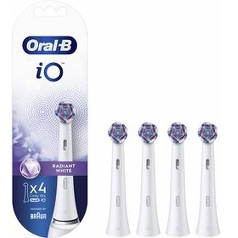 Oral-B iO Radiant têtes de nettoyage 4 pcs