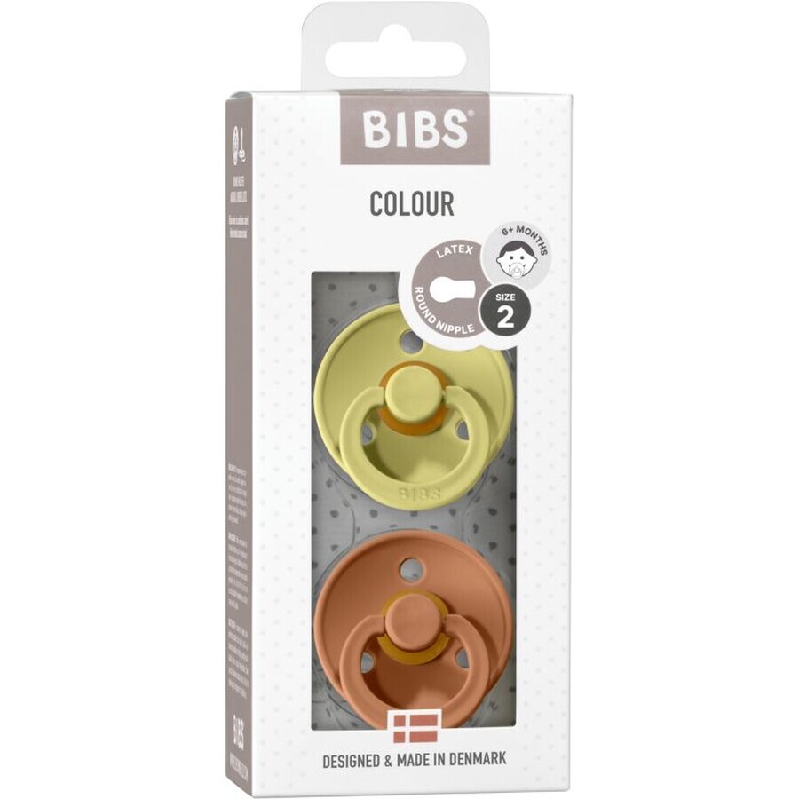 BIBS Colore Avorio/Blush BIBS tettarelle in gomma naturale misura 3 2 pz.