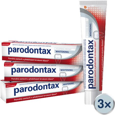 Parodontax Whitening Whitening Toothpaste Whitening Tripack 3 x 75 ml