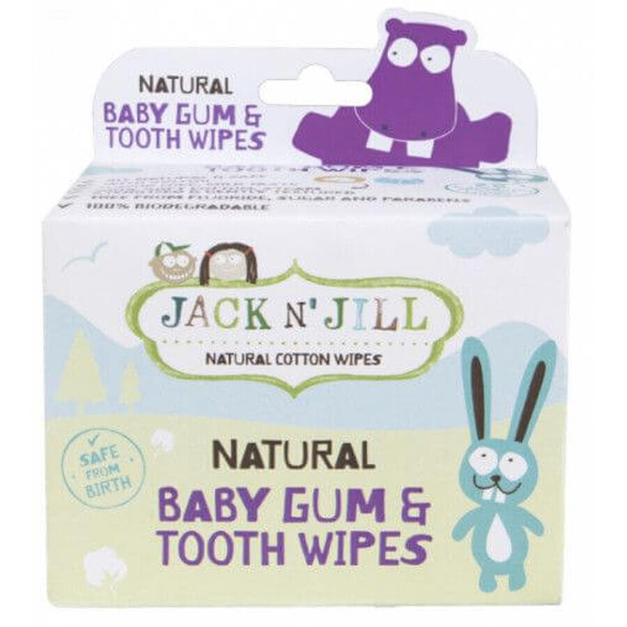 Jack N' Jill Tooth and Gum Wipes 25 pcs