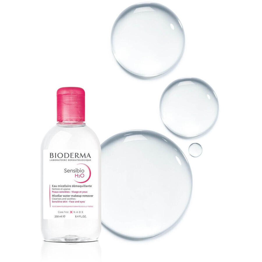 Bioderma Sensibio H2O micellair water voor de gevoelige huid 250 ml