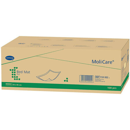 MoliCare Eco bed mattress Eco 5 drops Absorbent pads 60 x 90 cm 100 pcs