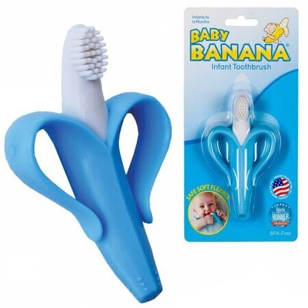 Première brosse à dents Baby Banana - Banana - bleu