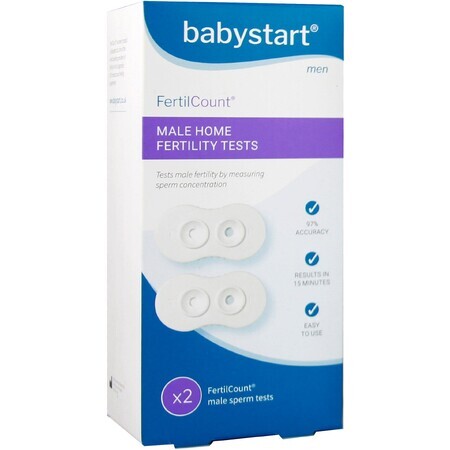 Babystart FertilCount Male Fertility Test 2 pcs