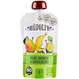 Rudolfs Organic Fruit snacks gluten free Pear, banana, currants 110 g