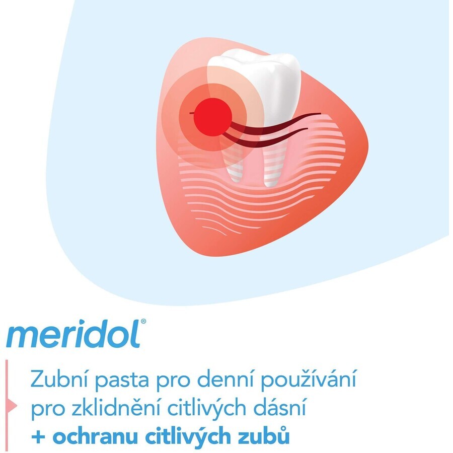 Meridol Complete Care dentifrice pour dents et gencives sensibles 75 ml