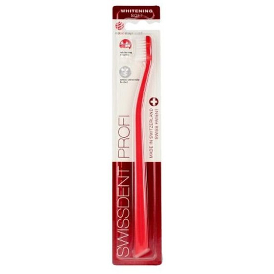 Brosse à dents Swissdent Whitening Soft Red